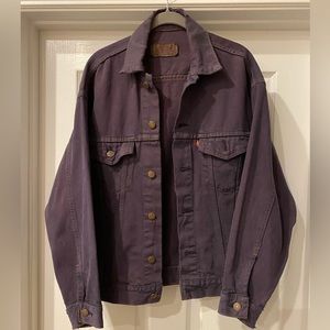 Levi denim vintage purple men’s small jacket